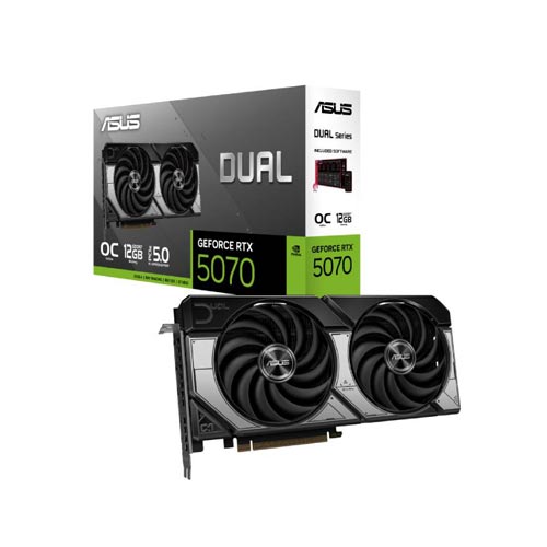 کارت گرافیک ایسوس مدل Dual GeForce RTX 5070 12GB GDDR7 OC Edition