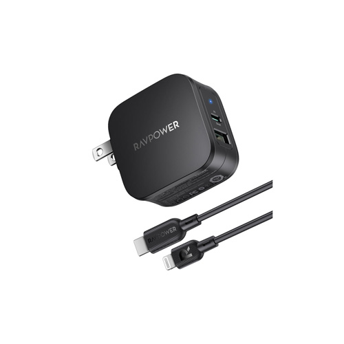 شارژر دیواری راوپاور مدل PD Pioneer 30W 2-Port