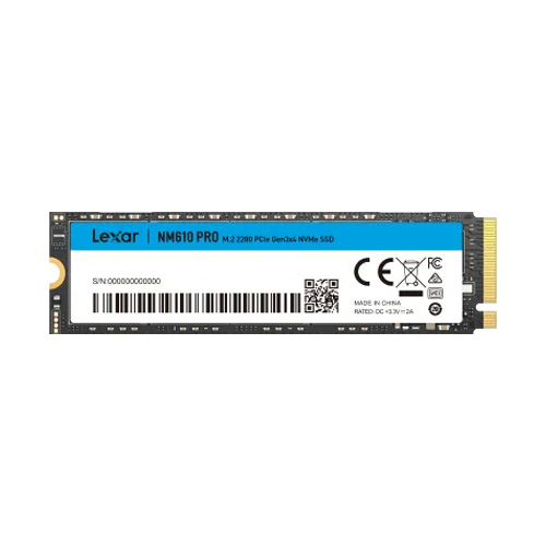 اس اس دی اینترنال لکسار مدل NM610 PRO • ظرفیت 1TB