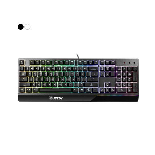 صفحه کلید گیمینگ باسیم MSI مدل VIGOR GK30 • سوئیچ ممبرین