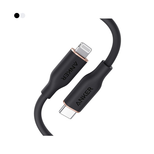 کابل شارژ انکر USB-C به Lightning مدل PowerLine III Flow A8663