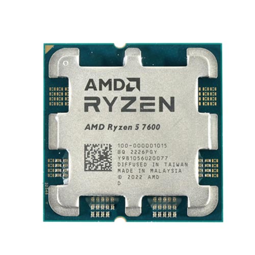 پردازنده دسکتاپ AMD مدل AMD Ryzen 5 7600 • بدون جعبه