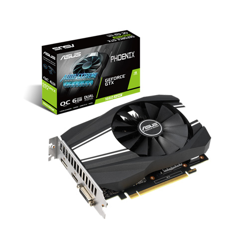 کارت گرافیک ایسوس با حافظه 6GB مدل PH-GTX1660S-O6G