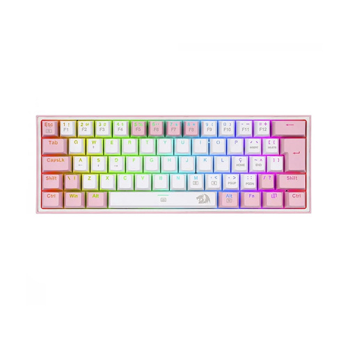 صفحه کلید باسیم ردراگون مدل FIZZ K617-RGB W/P (2023) • سوئیچ قرمز