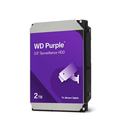 هارد اینترنال 3.5 اینچ وسترن دیجیتال مدل (Purple WD23PURZ (2025 • ظرفیت 2TB