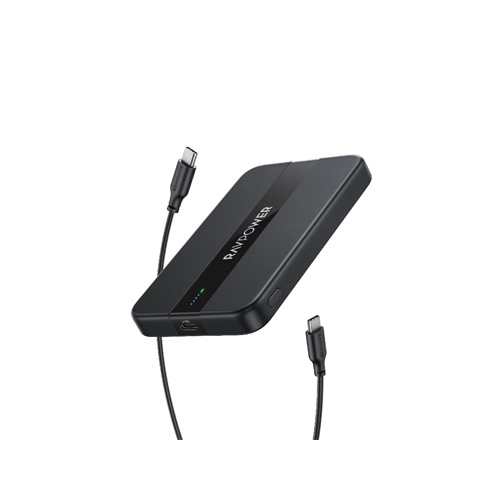 پاور بانک بی‌سیم راوپاور مدل 5000mAh 7.5W Magnetic Wireless