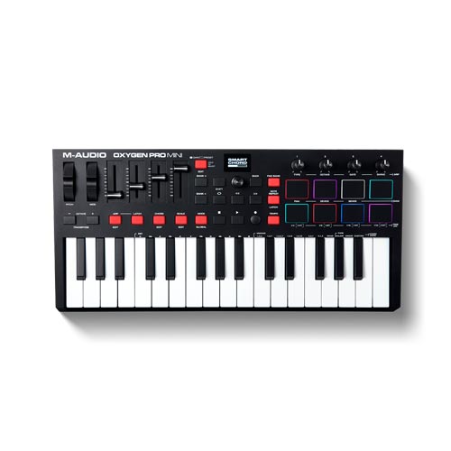 میدی کنترلر M-AUDIO مدل OXYGEN PRO MINI • ویترینی