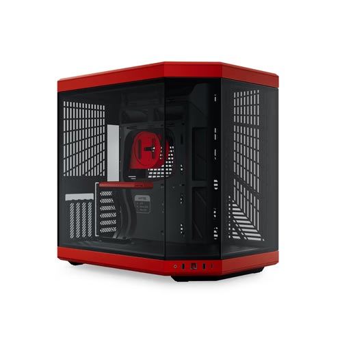 کیس کامپیوتر هایت مدل Y70 Black Cherry