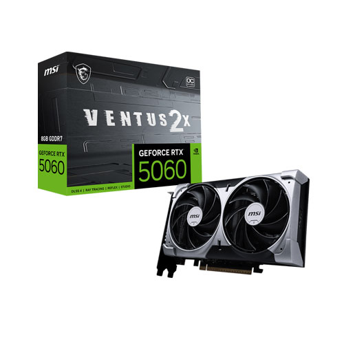 کارت گرافیک MSI مدل GeForce RTX 5060 8G VENTUS 2X OC