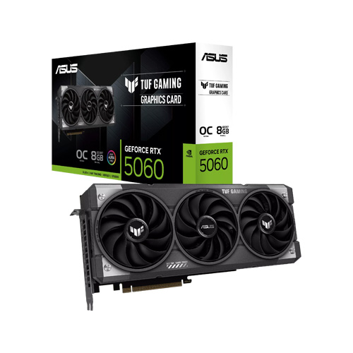 کارت گرافیک ایسوس مدل TUF Gaming GeForce RTX 5060 8GB GDDR7 OC Edition