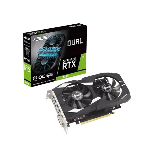 کارت گرافیک ایسوس مدل Dual GeForce RTX 3050 OC Edition 6GB