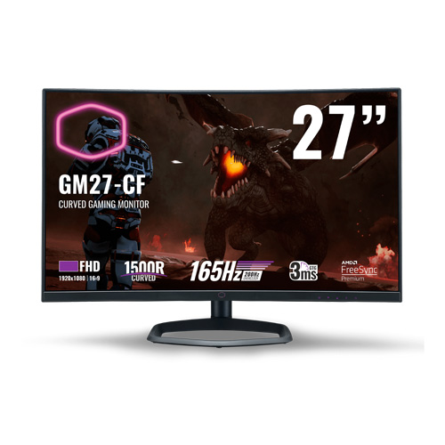 مانیتور گیمینگ 27.0 اینچ کولر مستر مدل GM27-CF