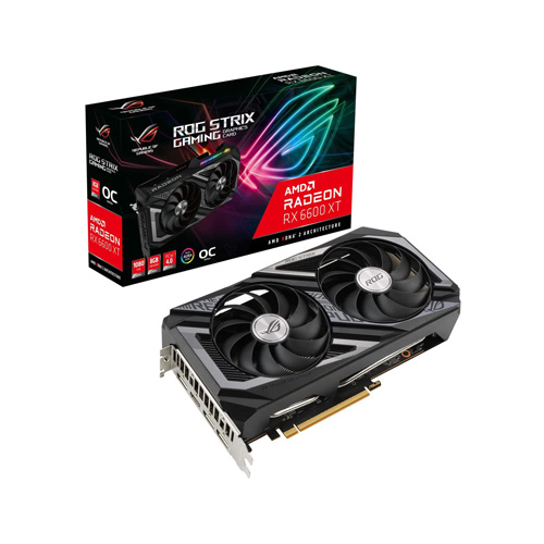 کارت گرافیک ایسوس با حافظه 8GB مدل ROG-STRIX-RX6600XT-O8G-GAMING