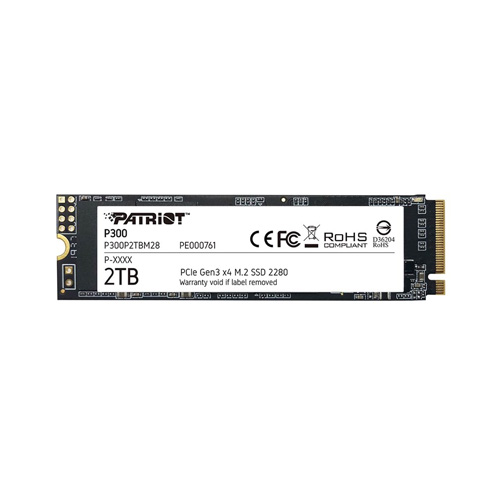 هارد اینترنال پتریوت مدل P300 PCIe 3.0 NVMe M.2 • ظرفیت 2TB