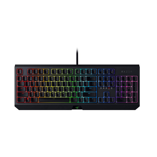 صفحه کلید گیمینگ باسیم ریزر مدل  BlackWidow - Green Switch - US