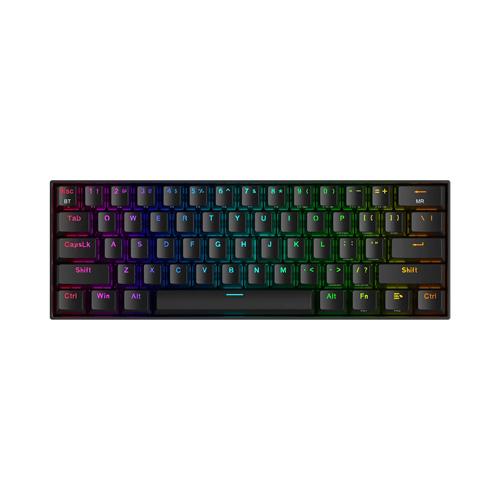 صفحه کلید بی‌سیم ردراگون مدل DRACONIC PRO K530-RGB-PRO • سوئیچ آبی