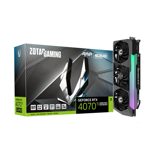 کارت گرافیک زوتک مدل GeForce RTX 4070 Ti Super AMP HOLO 16GB