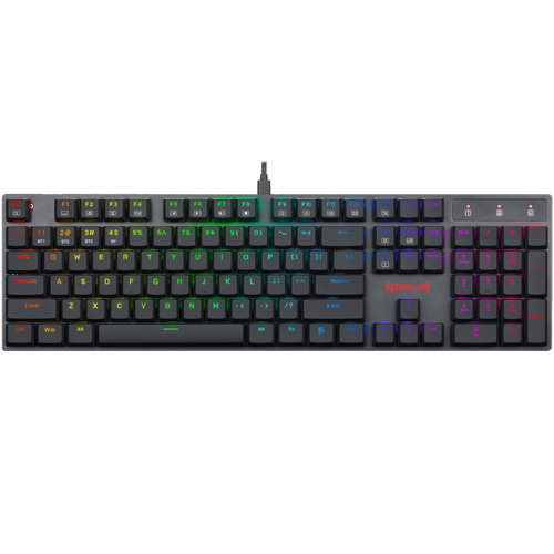 صفحه کلید باسیم/بی‌سیم ردراگون مدل APAS PRO K535P-KBS • سوئیچ آبی