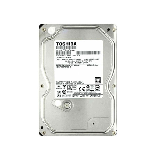 هارد اینترنال 3.5 اینچ توشیبا مدل DT01 A100 • ظرفیت 1TB