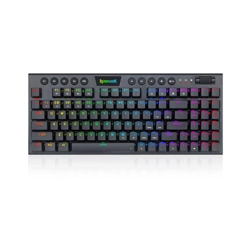 صفحه کلید باسیم ردراگون مدل YI TKL K625P-KB • سوئیچ قرمز