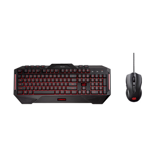 صفحه کلید و ماوس گیمینگ باسیم ایسوس مدل Cerberus Combo