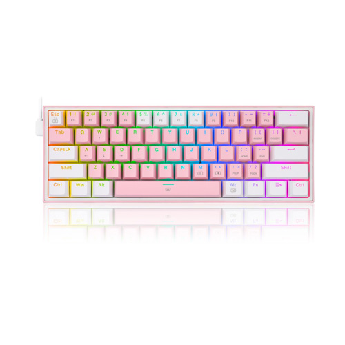 صفحه کلید باسیم ردراگون مدل Fizz K617-RGB P/W • سوئیچ قرمز