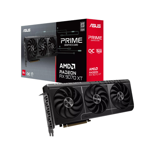 کارت گرافیک ایسوس مدل Prime Radeon RX 9070 XT 16GB GDDR6 OC Edition