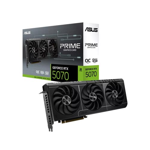 کارت گرافیک ایسوس مدل PRIME GeForce RTX 5070 12GB GDDR7 OC Edition