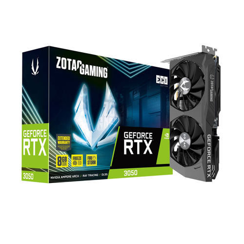 کارت گرافیک زوتک مدل GeForce RTX 3050 ECO 8GB