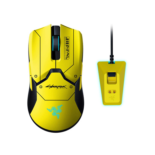 ماوس گیمینگ بی سیم ریزر مدل Viper Ultimate + Charging Dock - Cyberpunk 2077 Edition