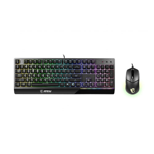 صفحه کلید و ماوس گیمینگ باسیم MSI مدل VIGOR GK30 COMBO • سوئیچ ممبرین