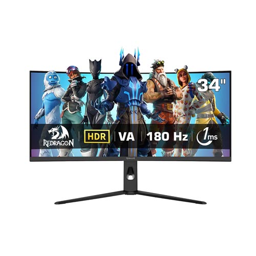 مانیتور گیمینگ 34.0 اینچ ردراگون مدل HYPERNOVA GMQ3418RVC