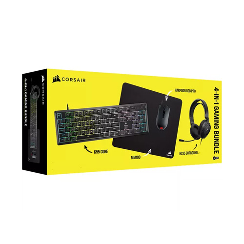 باندل گیمینگ کورسیر مدل CH9226F65-NA 4-IN-1 Gaming Bundle