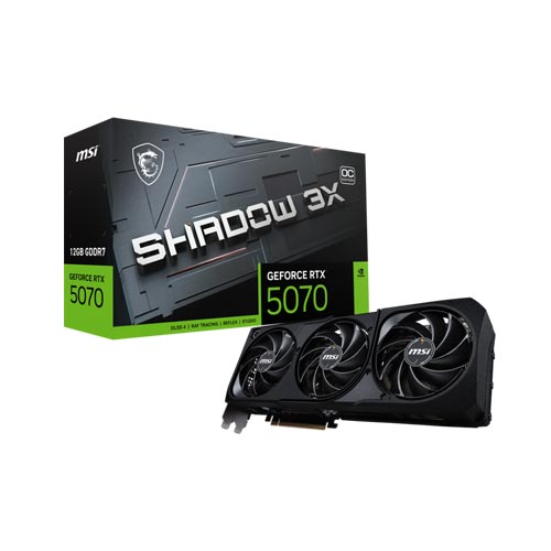 کارت گرافیک MSI مدل GeForce RTX 5070 12G SHADOW 3X OC