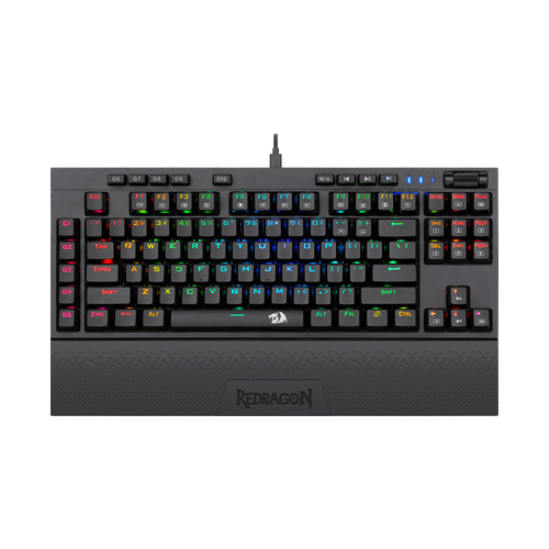 صفحه کلید باسیم/بی‌سیم ردراگون مدل Vishnu K596RGB • سوئیچ قرمز