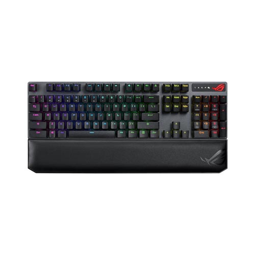 صفحه کلید گیمینگ بی‌سیم ایسوس مدل XA09 ROG Strix Scope NX Wireless Deluxe • سوئیچ قرمز