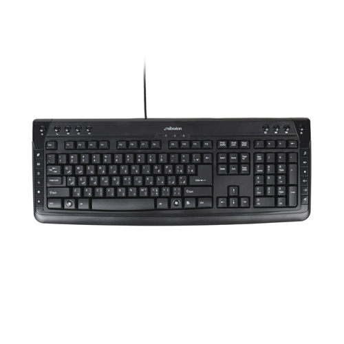 صفحه کلید باسیم سیبراتون مدل SKB585 - با حروف حک شده فارسی