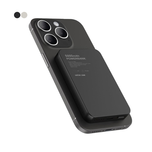 پاوربانک مگ‌ سیف گرین لاین مدل GNMAG5KPB • ظرفیت 5,000mAh