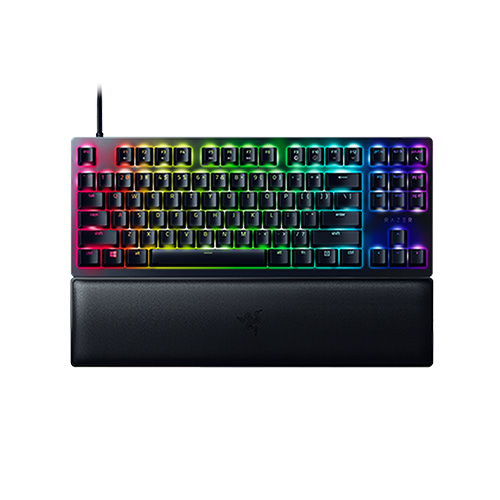 صفحه کلید گیمینگ باسیم ریزر مدل Huntsman V2 TENKEYLESS • سوئیچ قرمز