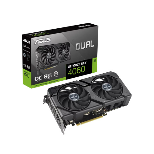 کارت گرافیک ایسوس مدل DUAL GeForce RTX 4060 EVO OC 8GB