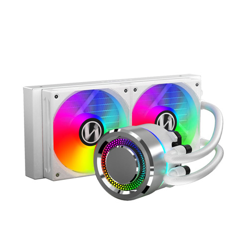 خنک کننده پردازنده لیان لی مدل GALAHAD AIO 240 RGB – WHITE
