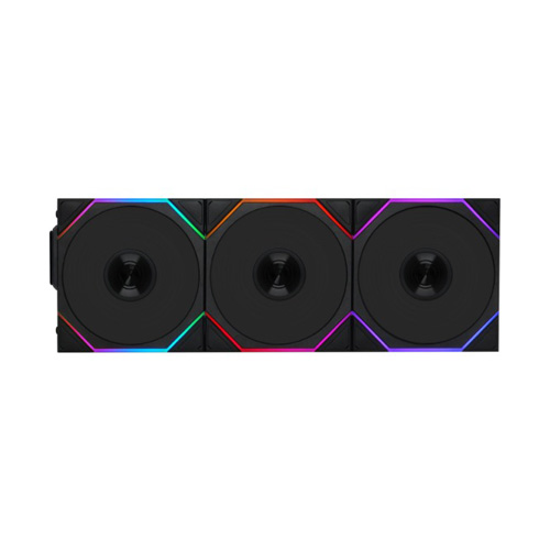 فن کیس لیان لی مدل UNI FAN TL Wireless 120 Black • بسته 3 عددی