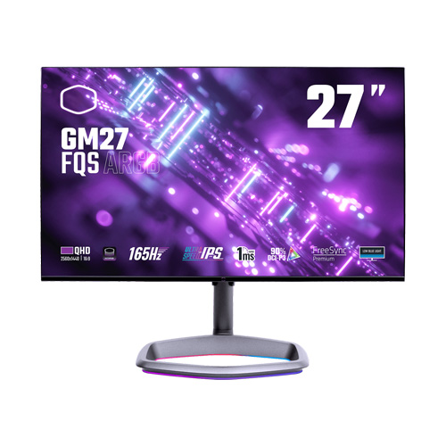 مانیتور گیمینگ 27.0 اینچ کولر مستر مدل GM27-FQS ARGB
