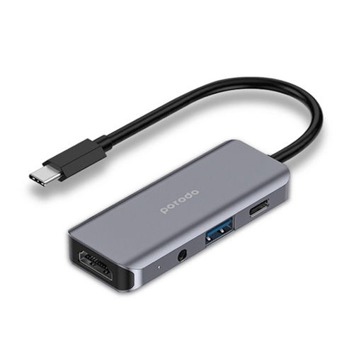 هاب 4 پورت TYPE-C پرودو مدل PD-41CHB-GY