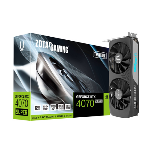 کارت گرافیک زوتک مدل GeForce RTX 4070 SUPER Twin Edge 12GB