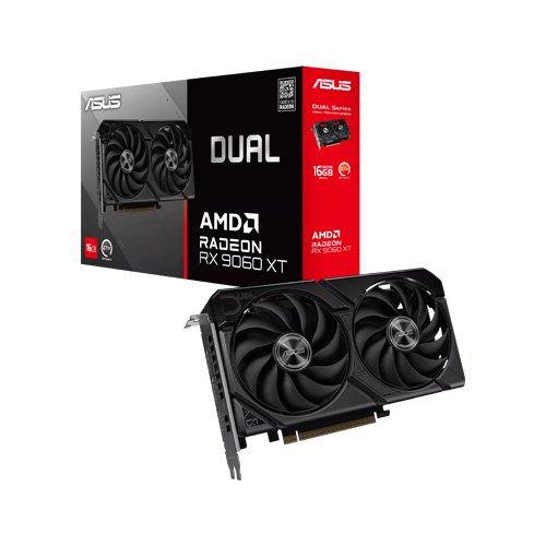 کارت گرافیک ایسوس مدل Dual Radeon RX 9060 XT 16GB GDDR6