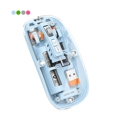ماوس بی‌سیم گرین لاین مدل Transparent Mouse 2 GNTRAMOUS2